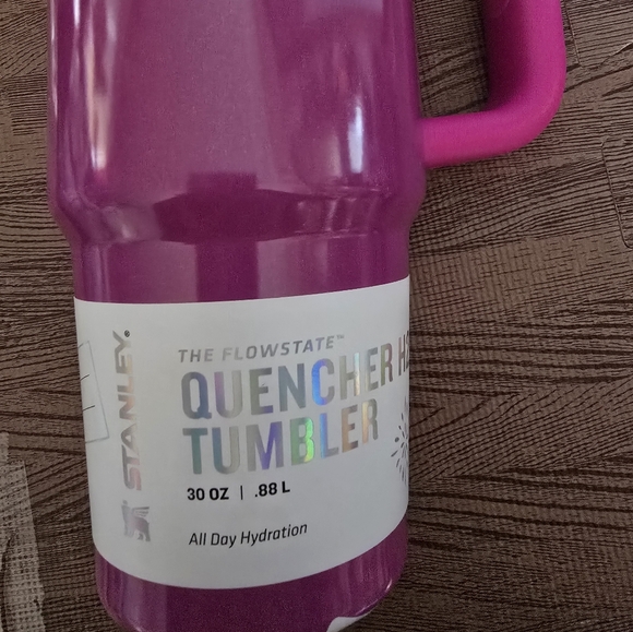 30oz NWT STANLEY Punch Shimmer Flowstate Quencher H2.0 Tumbler BPA FREE  Sparkly - Picture 3 of 16